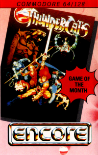 Thundercats: The Lost Eye Of Thundera Commodore 64 US box art
